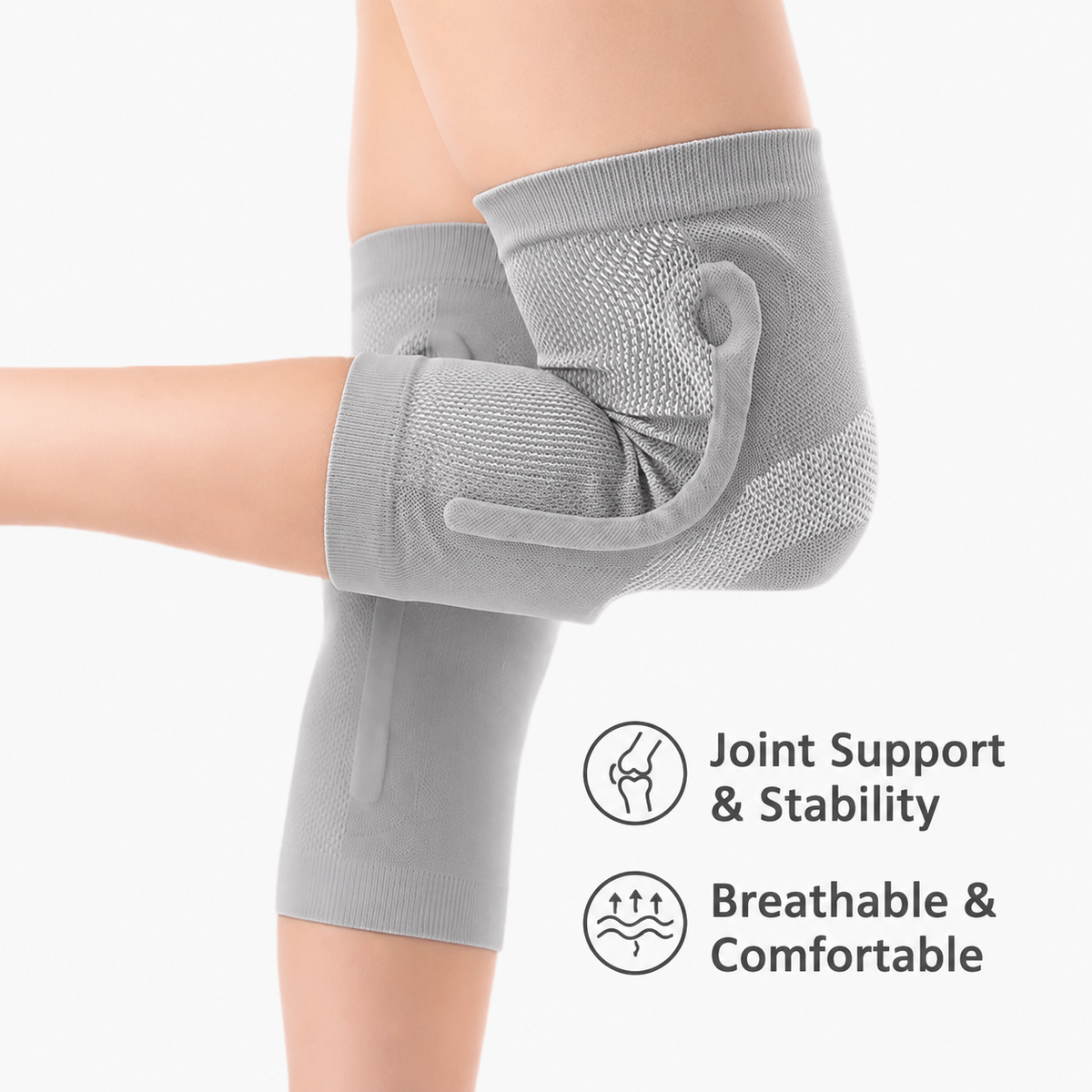 High-quality bamboo fiber knee brace(Single)-MHW