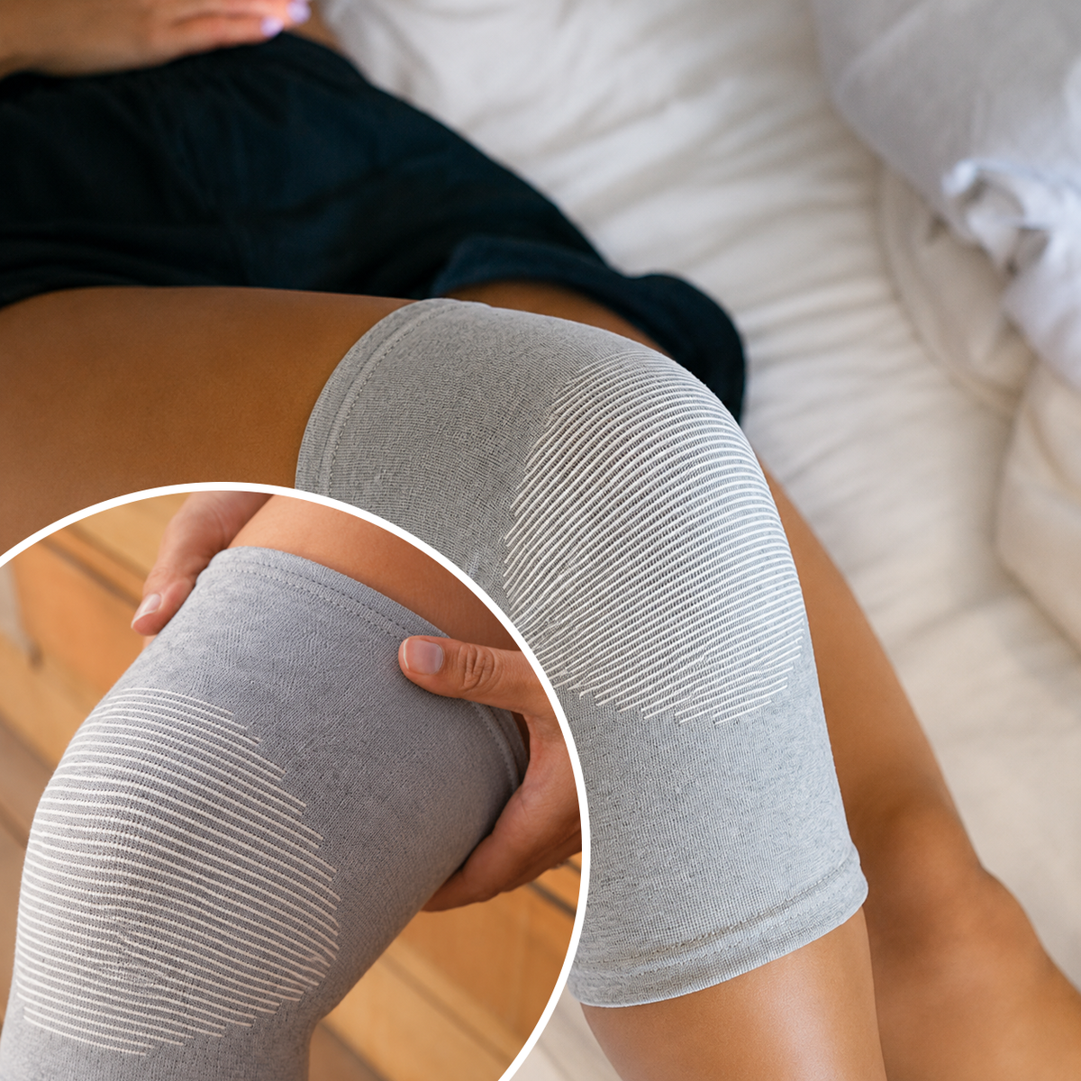High-quality bamboo fiber knee brace(Single)-MHW