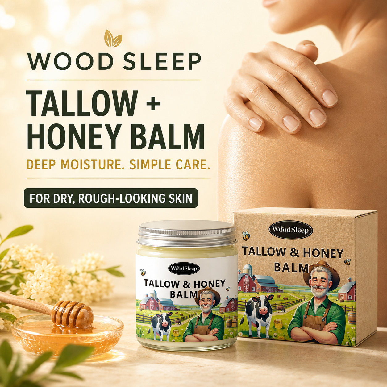 WoodSleep Butter Honey Skin Moisturizing Cream