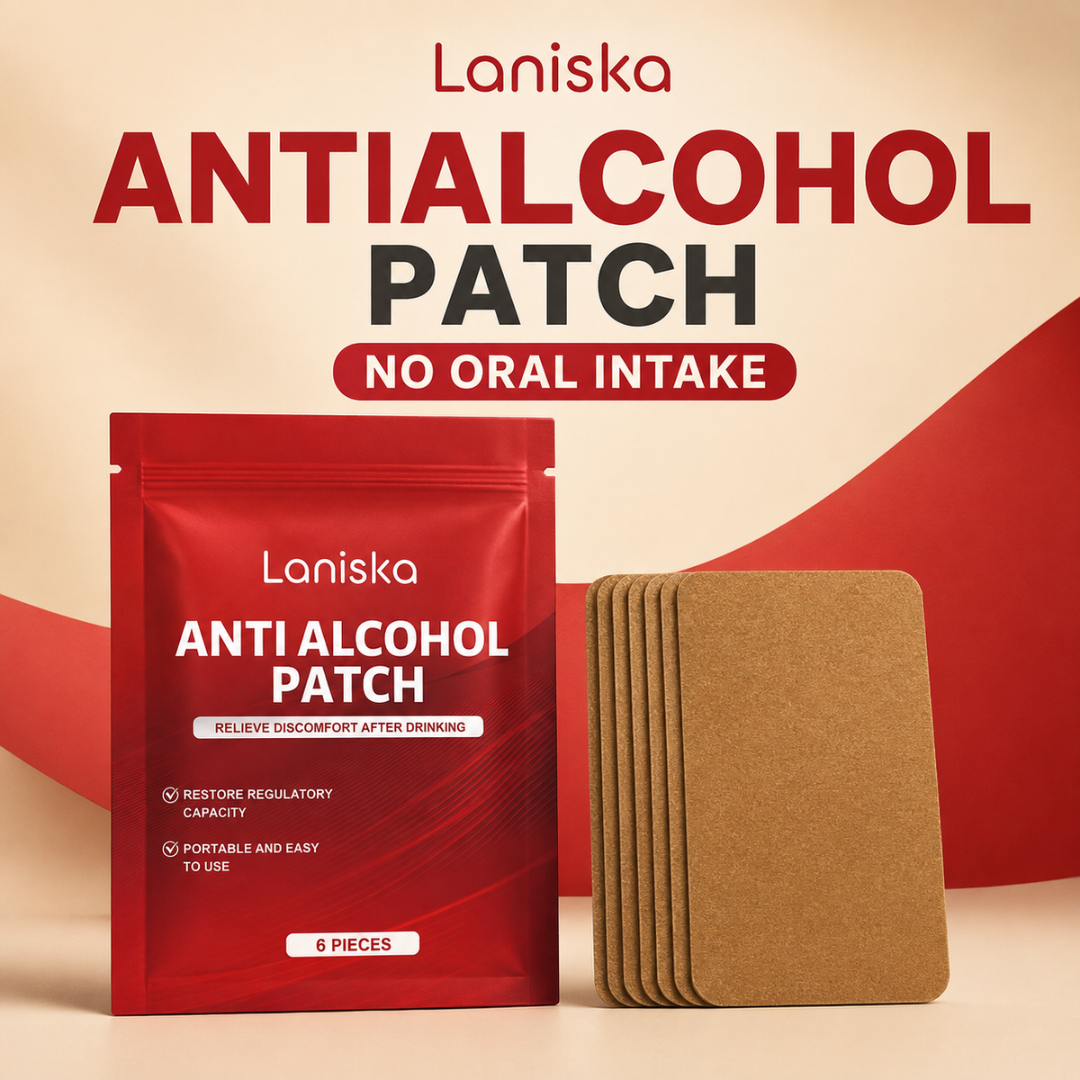 Laniska Relief alcohol patches