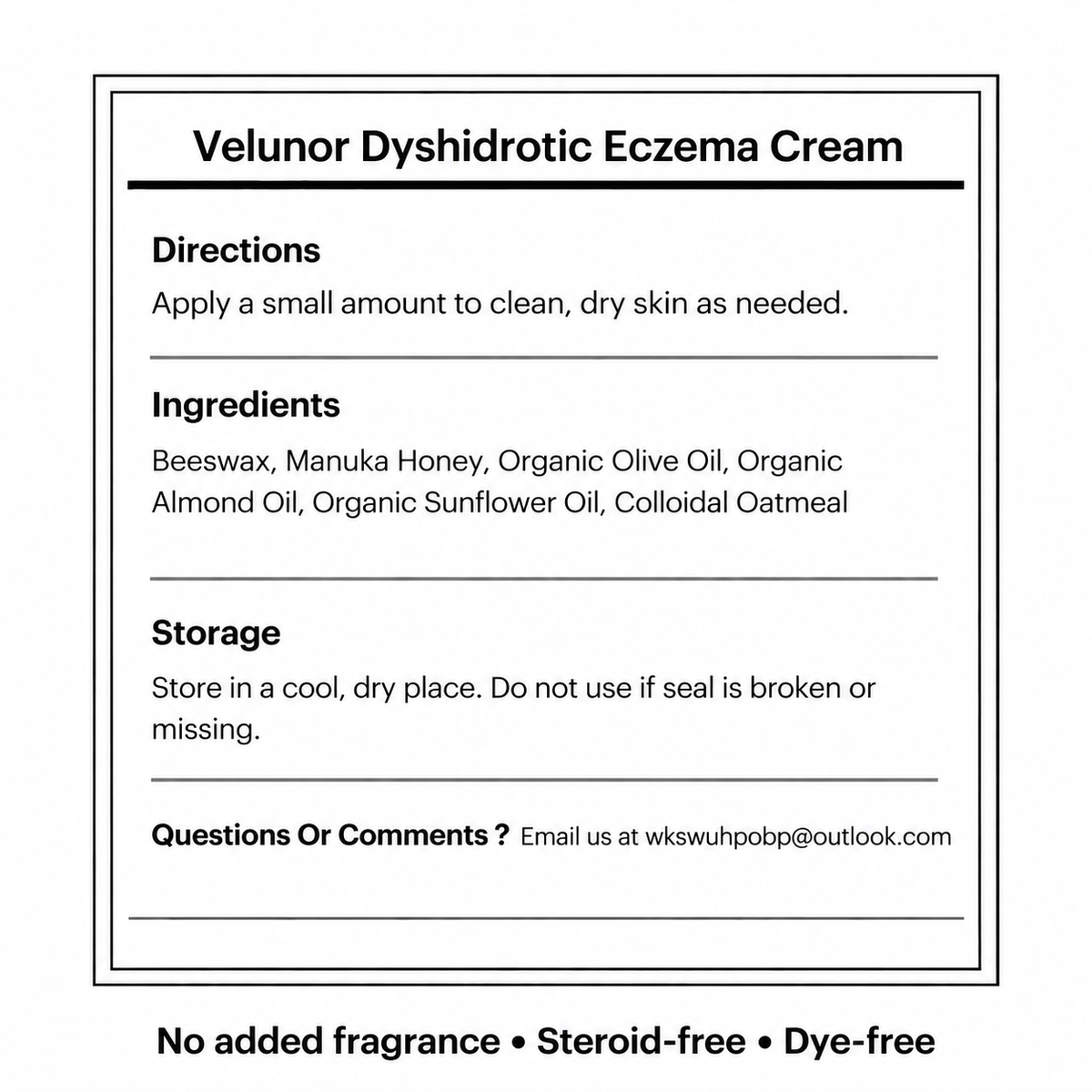 Finally Get Real Relief From Dyshidrotic Eczema With Velunor