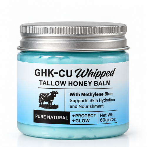 Copper Peptide Whipped Tallow Honey Balm with Methylene Blue-YOE