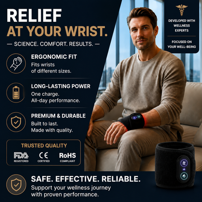 Wrist pain heat therapy device