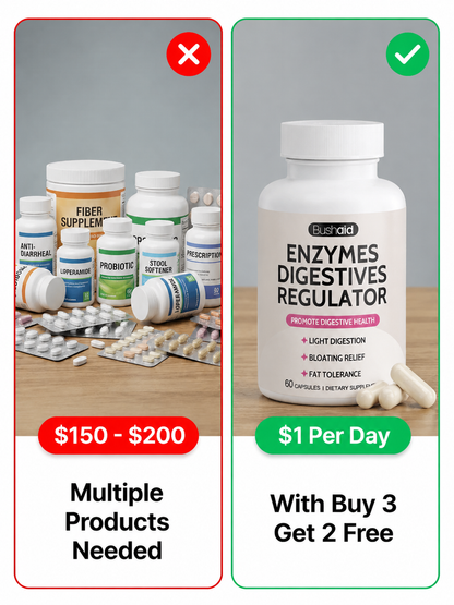 Bushaid Digestive enzyme support capsule Vascular Health